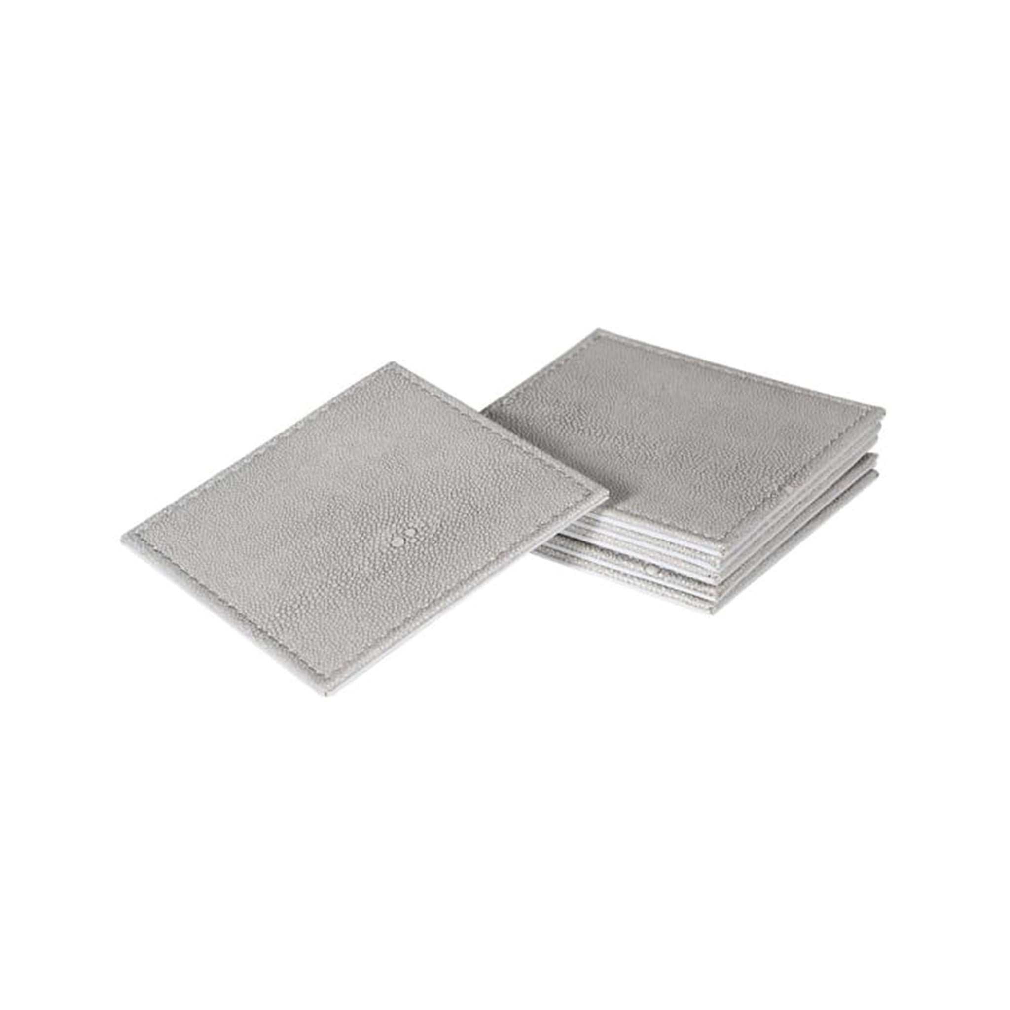 Faux Shagreen Coasters - Set of 6